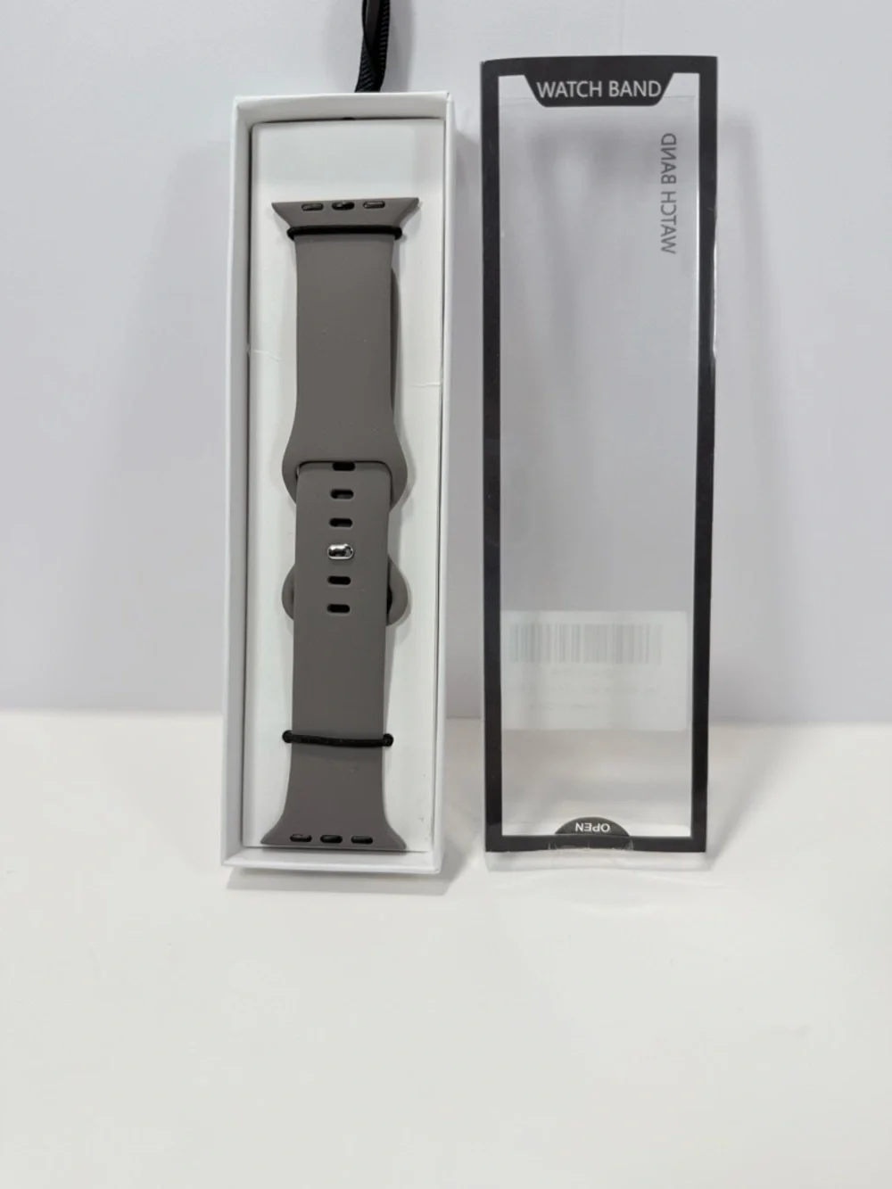 Silicone Smartwatch Band for Apple Watch 42/44mm- Taupe Gray